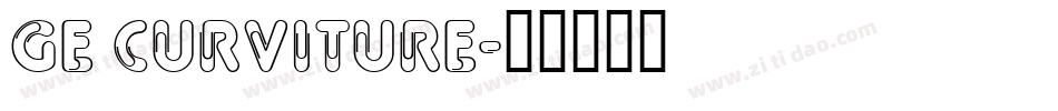 GE Curviture字体转换